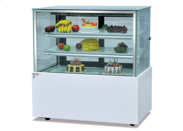 Refrigerador de ángulo recto japónico de la exhibición de la torta/congelador de refrigerador comercial