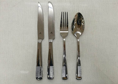 Sistemas de los platos y cubiertos del acero inoxidable 304# de 20 pedazos de filete del cuchillo de la cena de la bifurcación de la cuchara de la porción