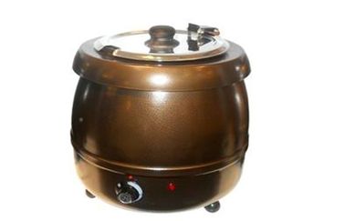 Caldera 10L de la sopa del negro del arrabio con la protección de recalentamiento para la cocina AT51588