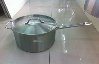 Cookwares del acero inoxidable de la cocina 3.0m m, cacerola de aluminio de plata YX103301 de la salsa