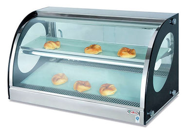 Escaparate 40-85°C de calefacción eléctrico del calientaplatos del gabinete de exhibición del pan de la encimera