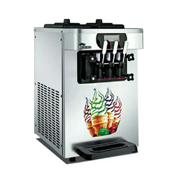 Escritorio comercial del congelador de refrigerador R410/máquina suave del helado de la sobremesa con tres sabores