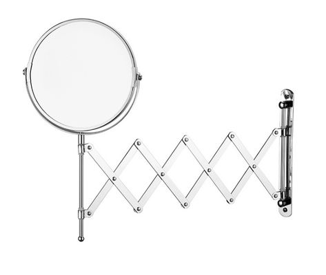 Espejo clavo-libre montado en la pared rotativo retractable casero de la belleza del espejo de vanidad del espejo HD del maquillaje del cuarto de baño del hotel