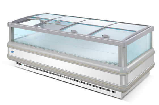 congelador comercial de la refrigeración del gabinete del congelador del supermercado 1500L
