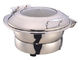 Cacerola opcional redonda 6.0Ltr de la comida del plato de frotamiento de la inducción del acero inoxidable φ36cm con el soporte a juego