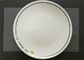 La placa redonda de cerámica con servicio de mesa de la porcelana del logotipo fija el peso 744g del diámetro los 25cm