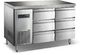 Congelador inoxidable ahorro de energía 400L del cajón del Debajo-Contador para la comida congelada