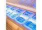 Refrigerador comercial de la preparación de la pizza con la iluminación azul de Ray del refrigerador de la refrigeración por aire Undercounter de 2 puertas