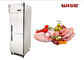 Congelador de refrigerador comercial del estándar europeo construido en sistema de enfriamiento de la fan