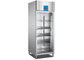 Puerta de cristal aprobada CE Alcance-en el congelador de refrigerador comercial importado refrigerador vertical del compresor de Embraco