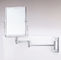 Lente de aluminio montada en la pared plegable del espejo de vanidad del cuarto de baño del rectángulo HD de doble cara