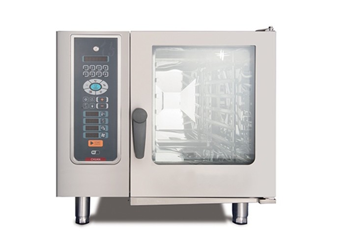 Horno inteligente eléctrico de la hornada de la torta del horno y del vapor  de Combi de la convección