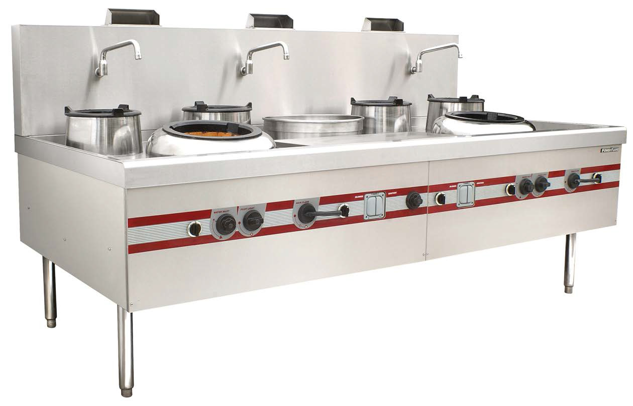 Gama del wok con la estufa de cocinar china 2400 x de las hornillas