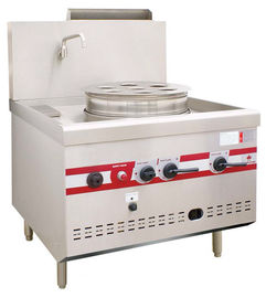 Provea de gas el cocido al vapor vapor comercial 950 x de Dim Sum al vapor de la estufa del solo x 1050 (810+450) milímetros