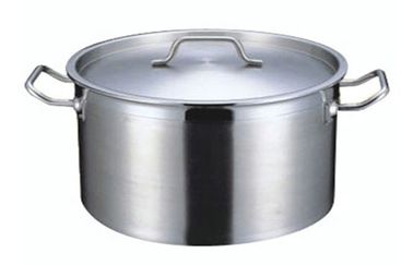 Cookwares cortos del acero inoxidable del anuncio publicitario/pote 32L de la sopa para la industria de la restauración