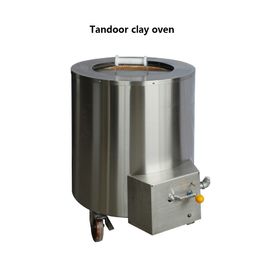 Popular Oriente Medio Naan Gas natural o Lpg acero inoxidable horno redondo Tandoor