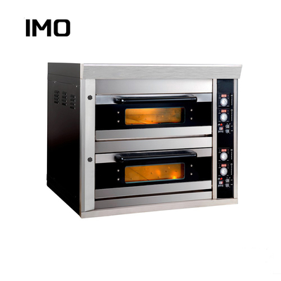 Ideal para hornos de pasteles de inspiración de la cocina Preppy 2 cubierta 4 bandejas Horno de gas comercial