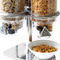 Dispensador triple del cereal de la avena con el acero inoxidable Seat, máquina de la división de tres comidas