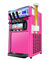 cuerpo de acero inoxidable suave tricolor de escritorio de la máquina del helado de la máquina comercial del helado
