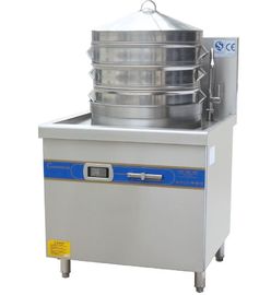 Acero inoxidable chino cocina estufa de vapor de una sola cabeza horno al vapor operación ultra silenciosa y fácil limpieza
