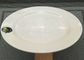 El servicio de mesa blanco de la porcelana fija el peso redondo 150g del diámetro los 25cm de la placa del borde ancho