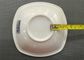 Peso DESCONOCIDO blanco crudo 200g del diámetro los 5cm del cuenco del sistema de cena de la porcelana del cuenco cuadrado