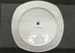 La placa cuadrada del plato con servicio de mesa de la porcelana del Modificar-logotipo fija el diámetro los 23cm