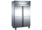 De cuatro puertas comercial Alcance-en la gama de doble temperatura +6°C del refrigerador y del congelador a -6°C/a -6°C a -15°C