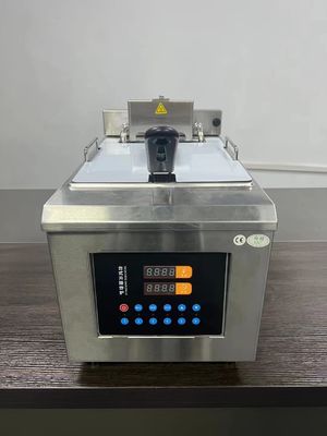 Fritadora de acero inoxidable multifuncional Fritadora de aceite automática de elevación máquina de freír olla de pollo asadas papas fritas pescado