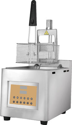Fritadora de acero inoxidable multifuncional Fritadora de aceite automática de elevación máquina de freír olla de pollo asadas papas fritas pescado