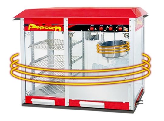 Máquina de palomitas de maíz comercial Máquina de palomitas de maíz comercial Máquina de palomitas de maíz automática Máquina de palomitas de maíz eléctrica Máquina de palomitas de maíz
