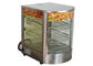 escaparate caliente eléctrico del calientaplatos de 850W 220V, gabinete de exhibición del calentador de la pizza de la encimera